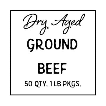 Dry Aged Ground Beef 50 lb. Box