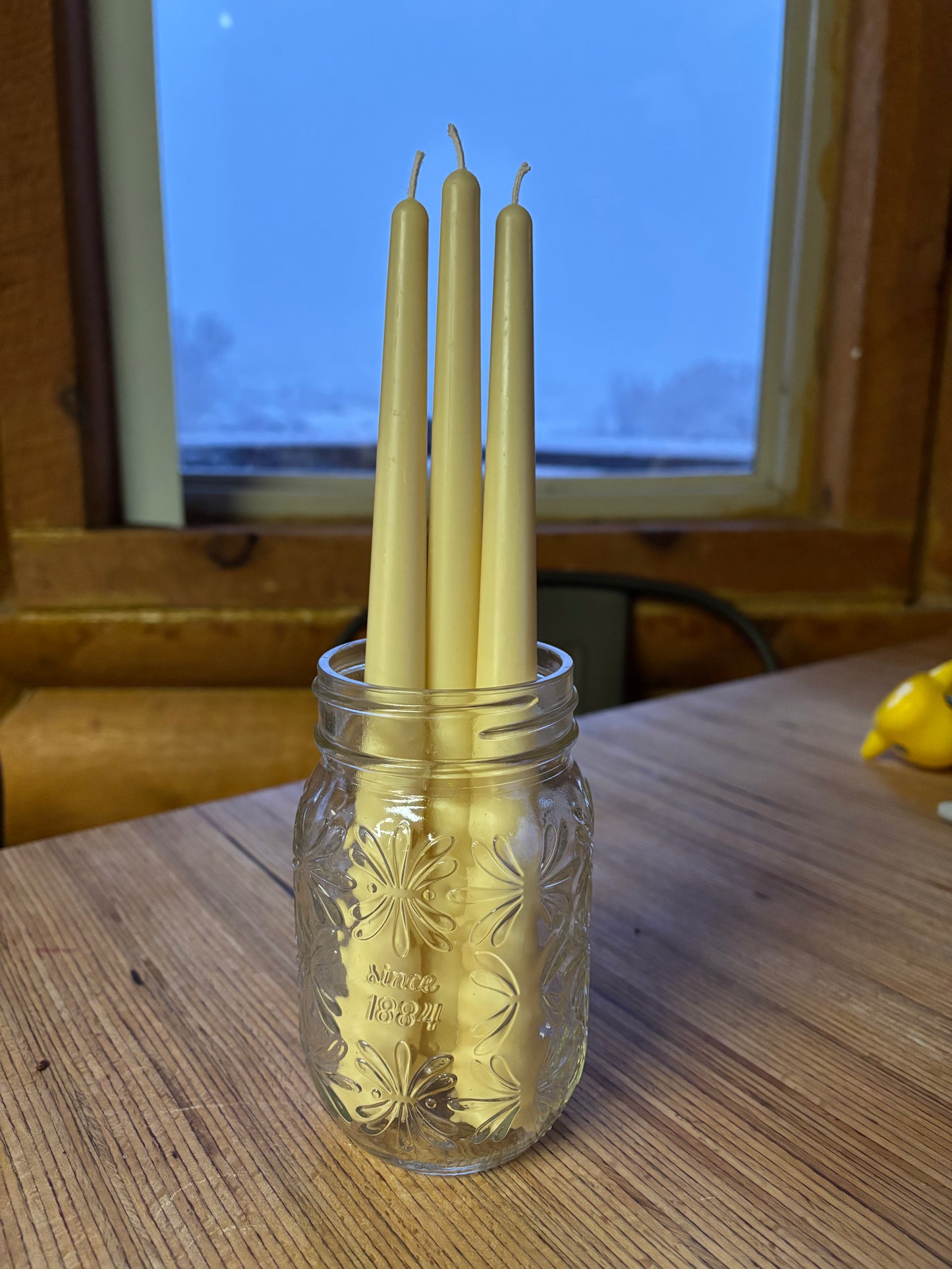 10" Tallow Tapered Candles 3 pack