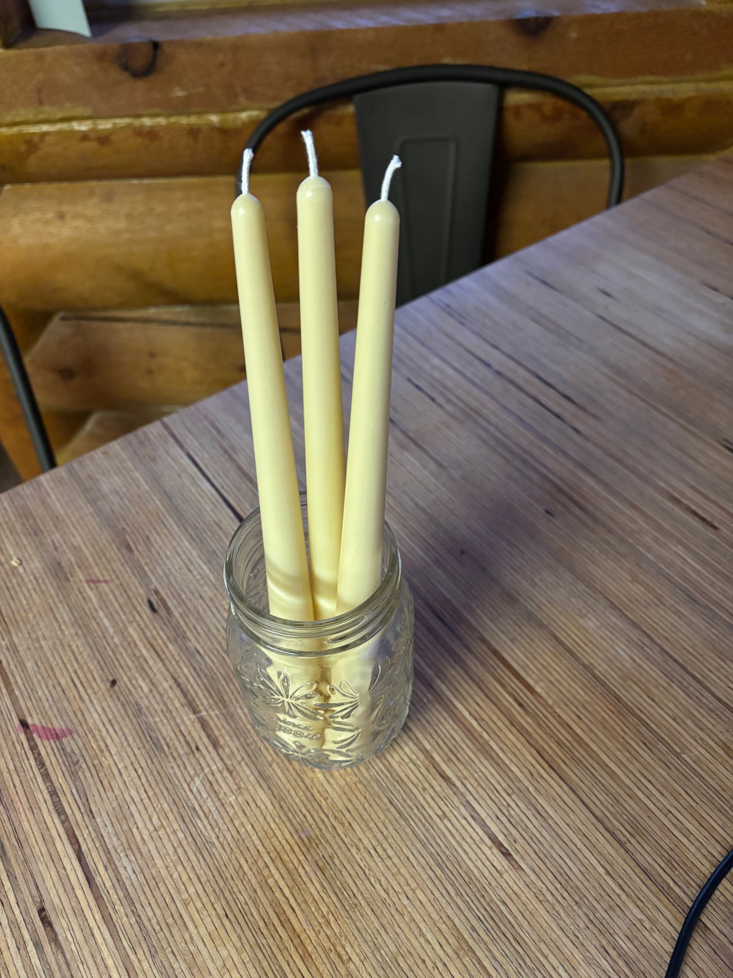 10" Tallow Tapered Candles 3 pack